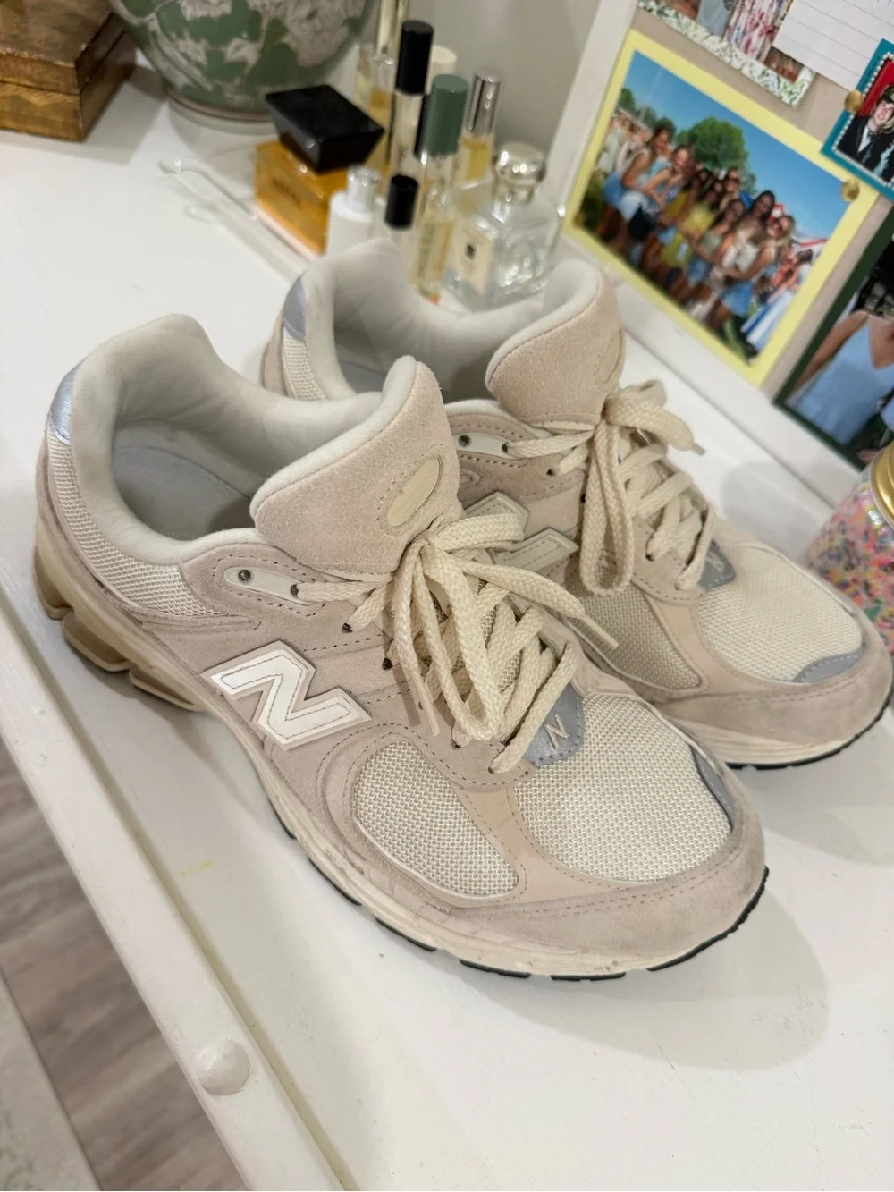 New Balance 2002r Women's Cream Sneakers
